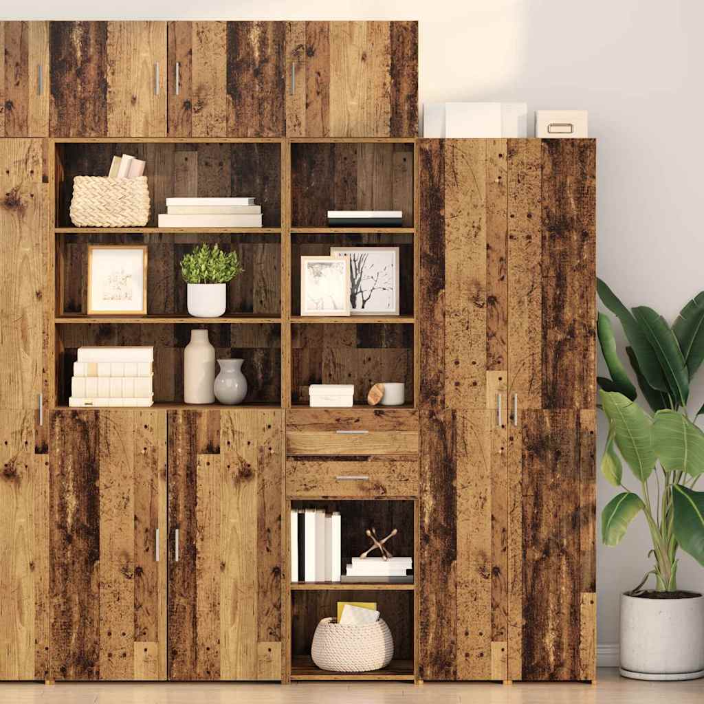 Haut Armoire Bois Ancien 45 x 42,5 x 185 cm Bois d'ingénierie - XIOS