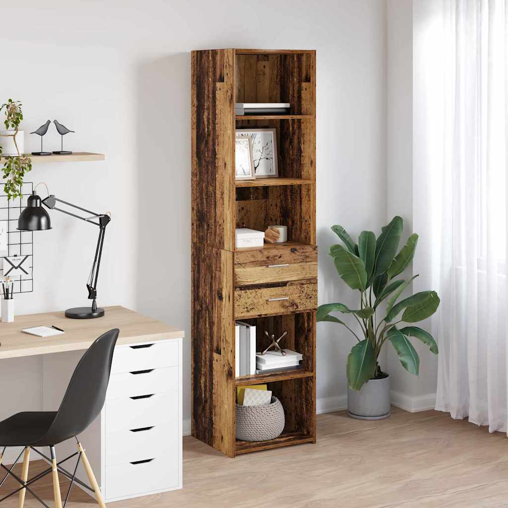 Haut Armoire Bois Ancien 45 x 42,5 x 185 cm Bois d'ingénierie - XIOS