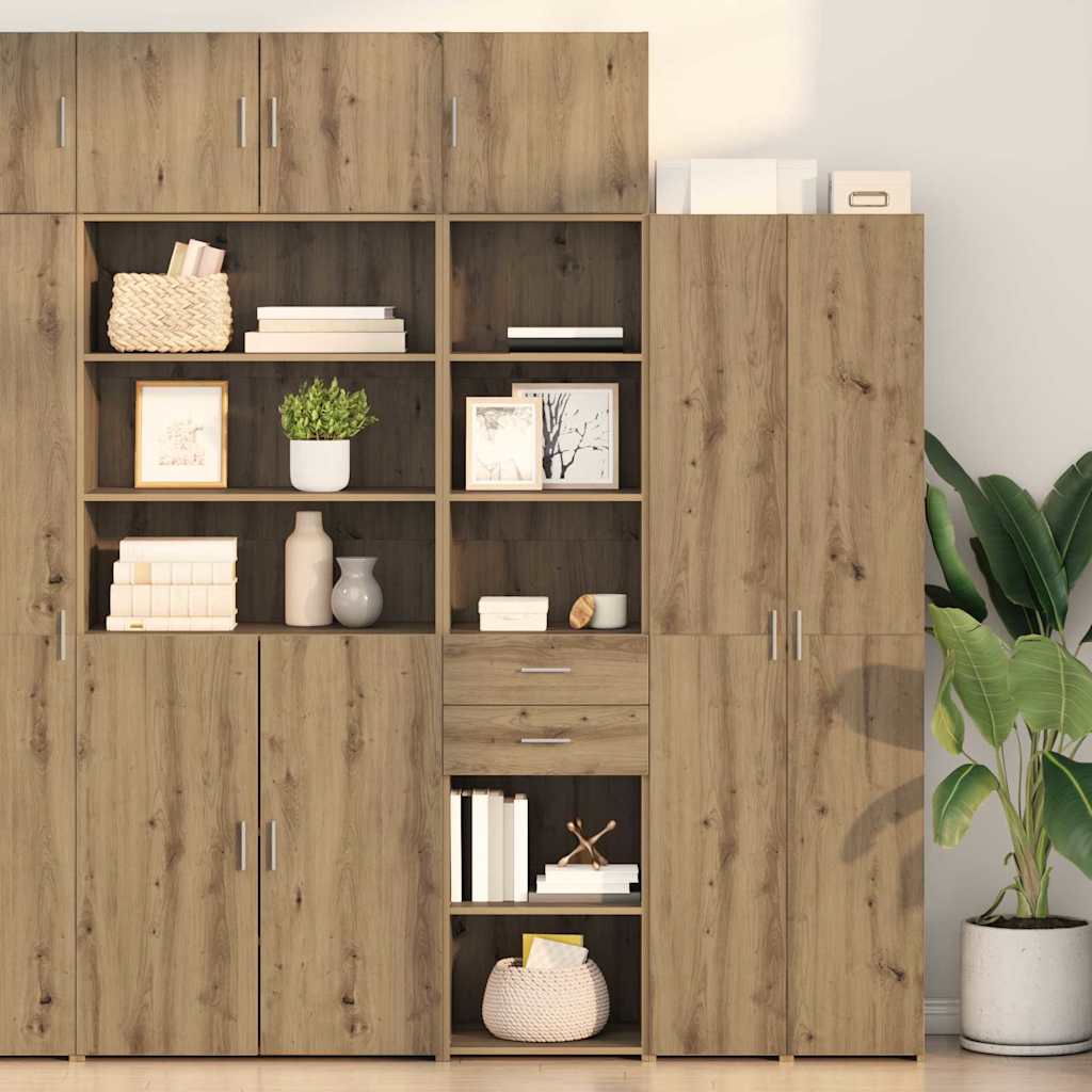 Haut Armoire avec tiroir Chêne artisanal 45 x 42,5 x 185 cm - XIOS