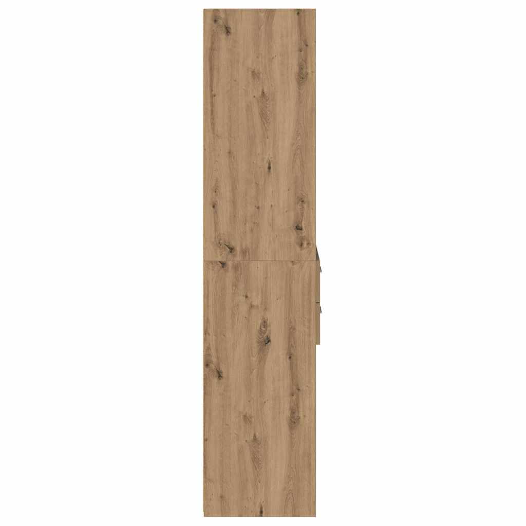 Haut Armoire avec tiroir Chêne artisanal 45 x 42,5 x 185 cm - XIOS