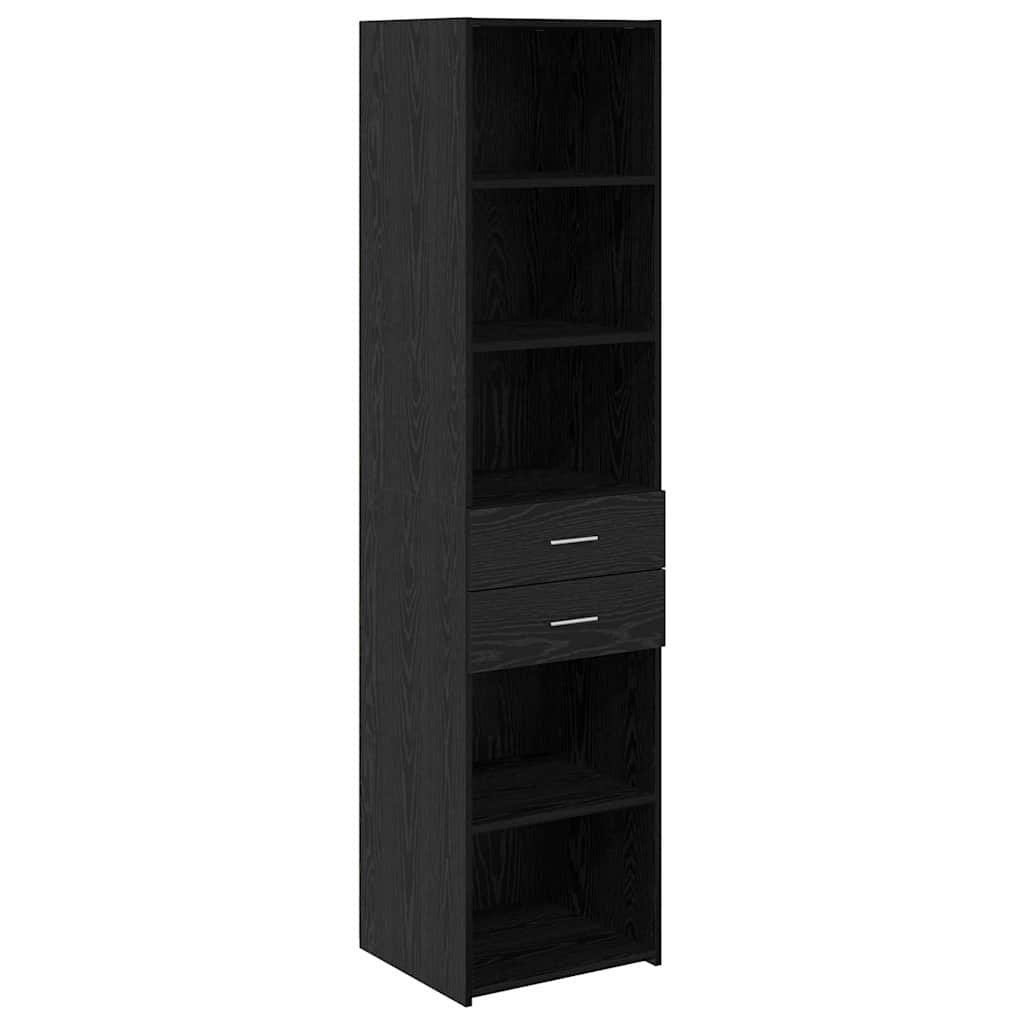 Haut Armoire Chêne noir 45 x 42,5 x 185 cm Bois d'ingénierie - XIOS