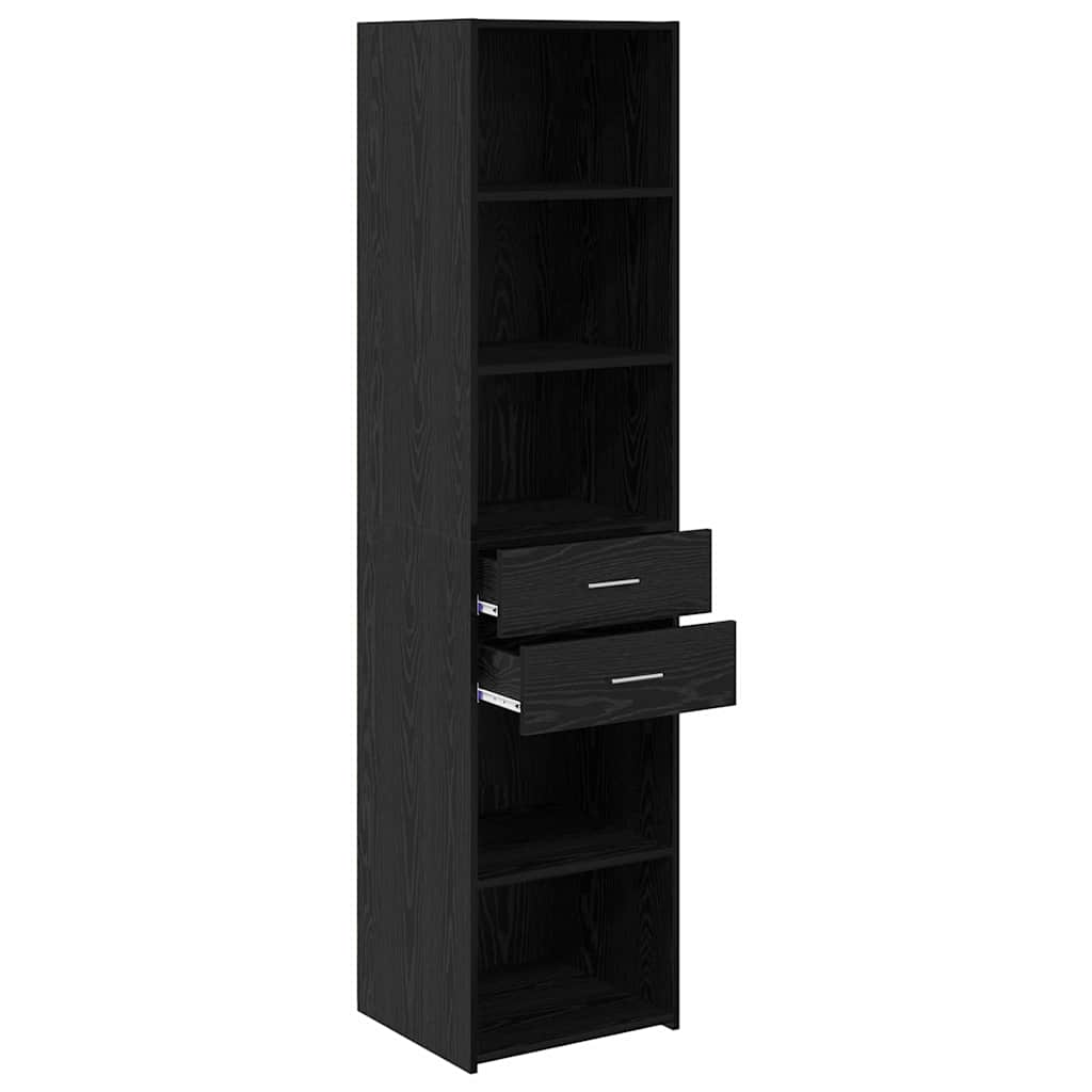Haut Armoire Chêne noir 45 x 42,5 x 185 cm Bois d'ingénierie - XIOS