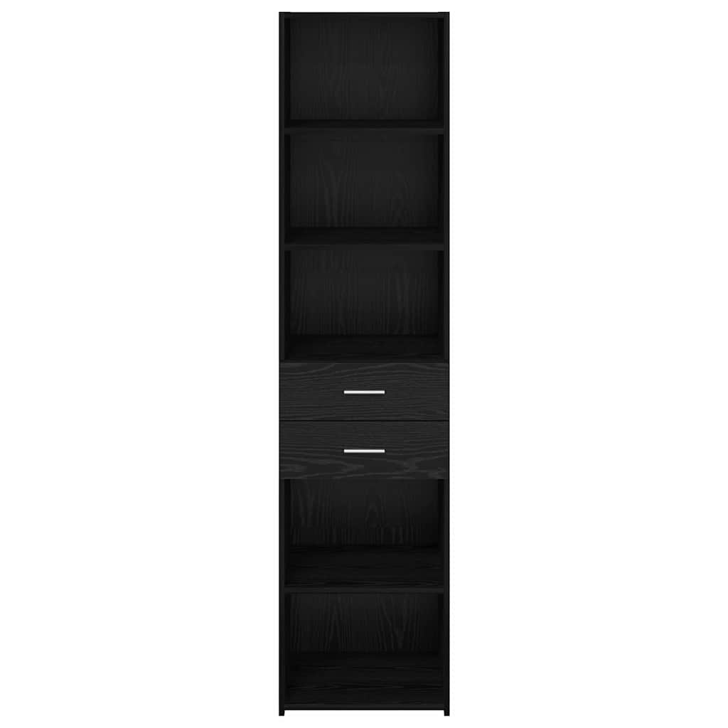 Haut Armoire Chêne noir 45 x 42,5 x 185 cm Bois d'ingénierie - XIOS