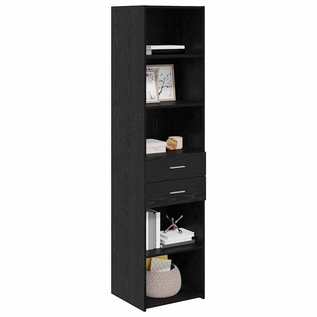 Haut Armoire Chêne noir 45 x 42,5 x 185 cm Bois d'ingénierie - XIOS