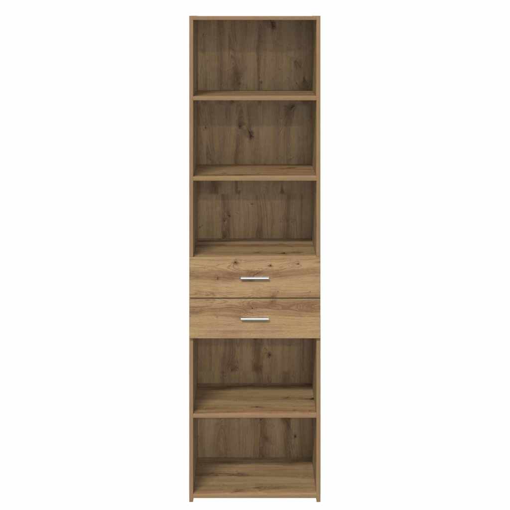 Haut Armoire avec tiroir Chêne artisanal 50 x 42,5 x 185 cm - XIOS