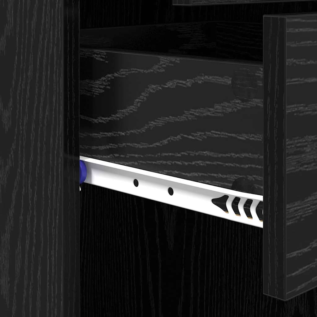 Haut Armoire Chêne noir 50 x 42,5 x 185 cm Bois d'ingénierie - XIOS