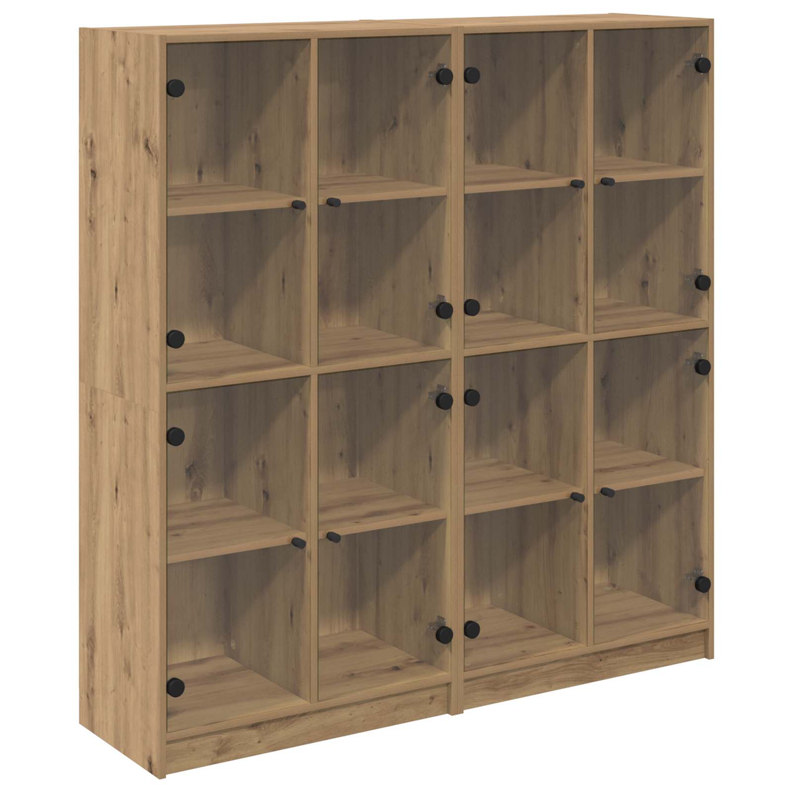 Haut Armoire 2 pc Chêne artisanal 68 x 37 x 142 cm - XIOS