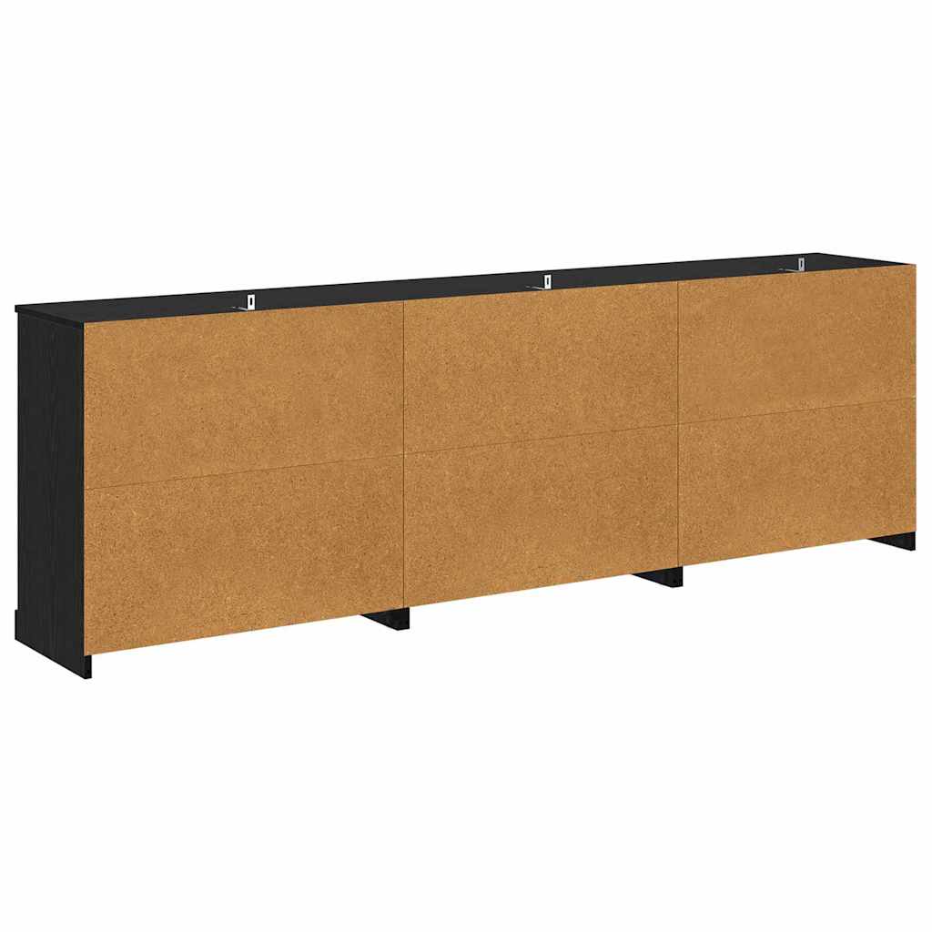 Buffets avec tiroir 3 pcs Chêne artisanal 210 x 35,5 x 67,5 cm - XIOS