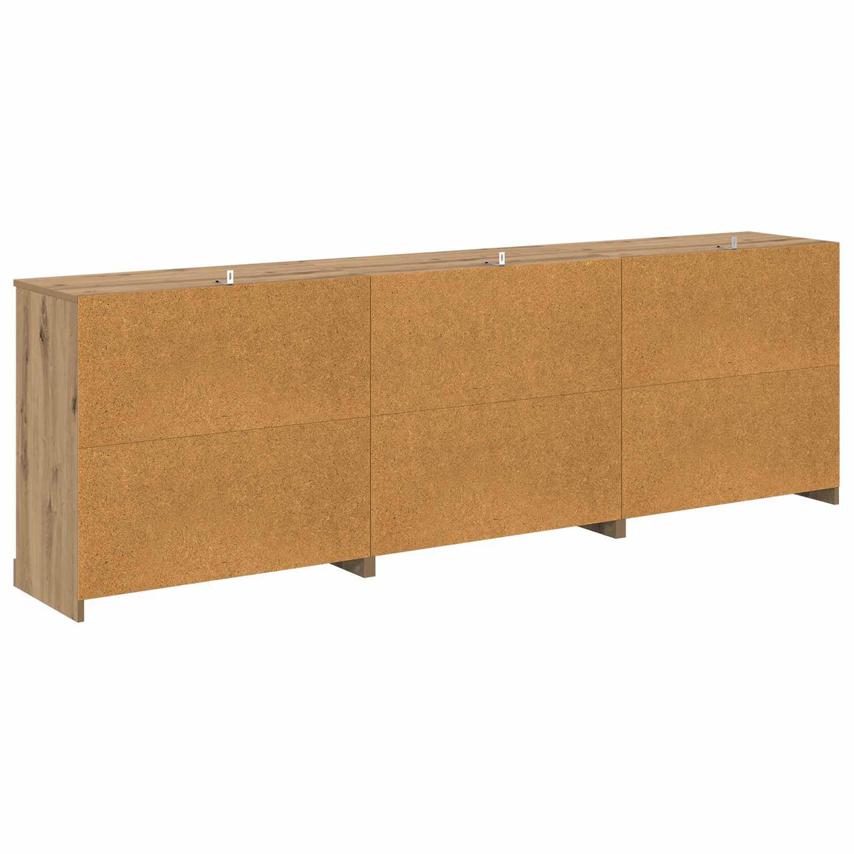 Buffets 3 pc Chêne artisanal 210 x 35,5 x 67,5 cm