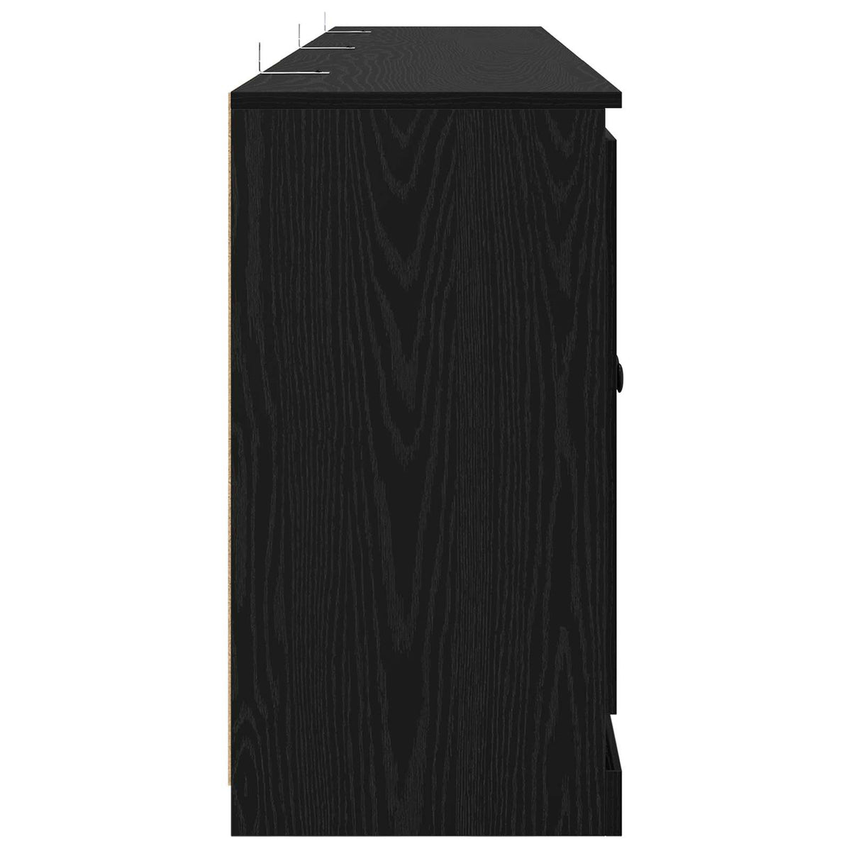 Buffets 3 pc Chêne noir 210 x 35,5 x 67,5 cm Bois d'ingénierie
