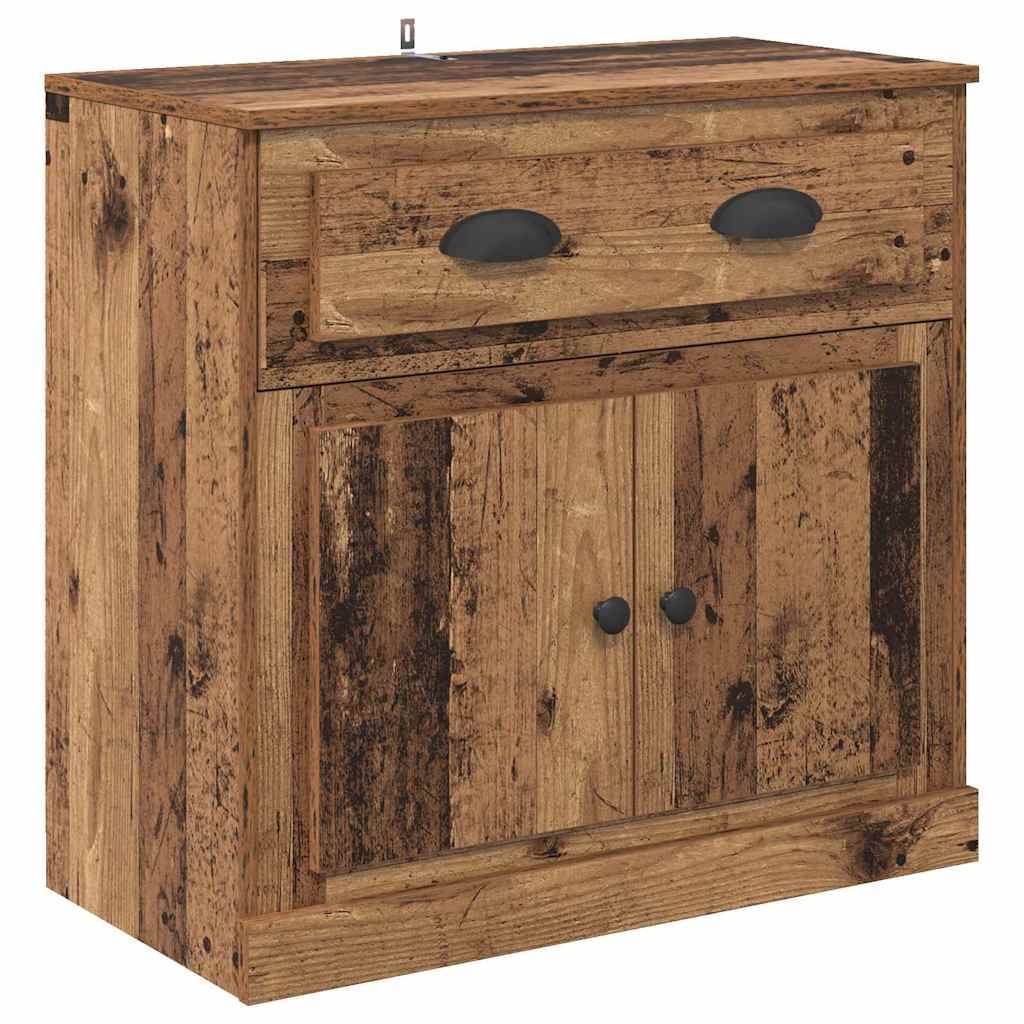 Buffets 2 pcs Bois Ancien 70 x 35,5 x 67,5 cm Bois d'ingénierie - XIOS