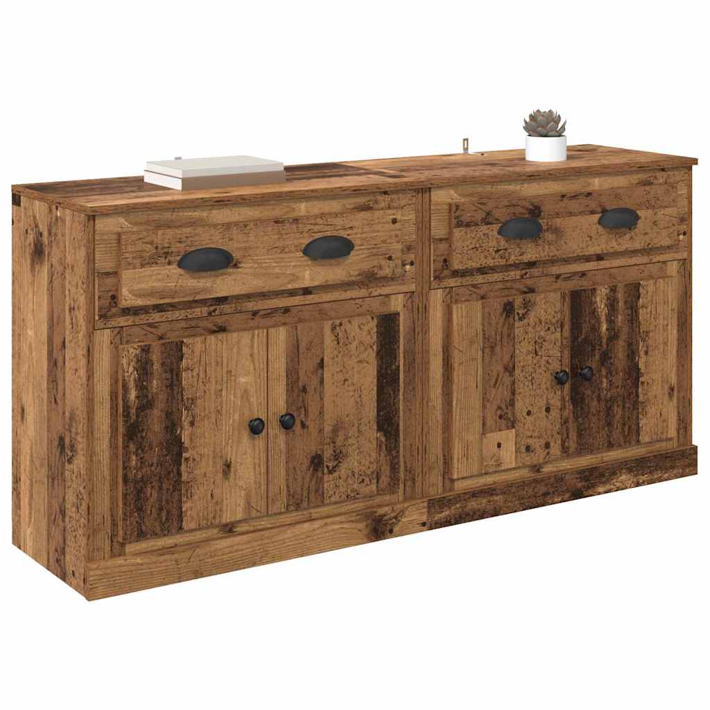 Buffets 2 pcs Bois Ancien 70 x 35,5 x 67,5 cm Bois d'ingénierie - XIOS