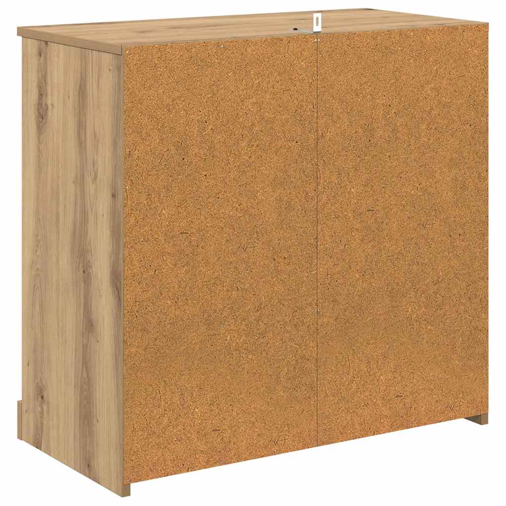 Buffets avec tiroir 2 pcs Chêne artisanal 70 x 35,5 x 67,5 cm - XIOS