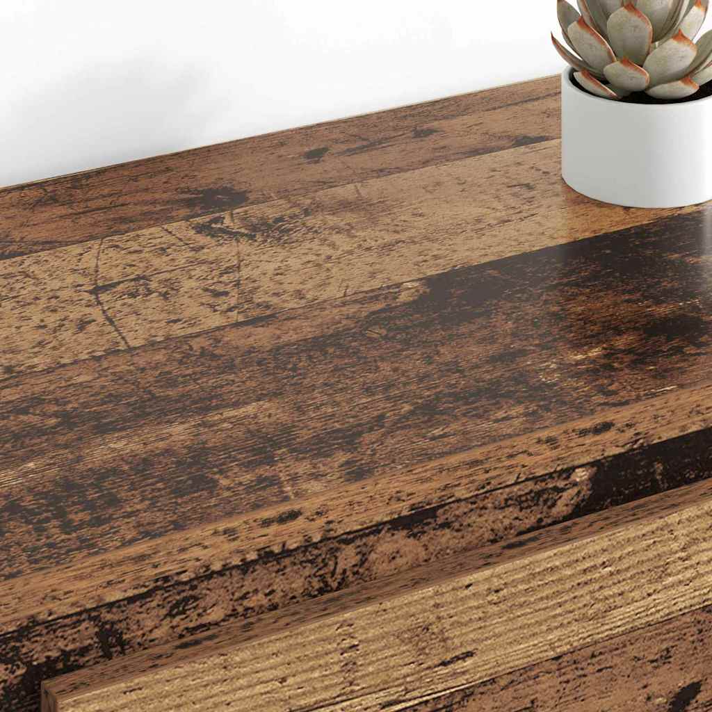 Buffets 2 pc Bois Ancien 70 x 35,5 x 67,5 cm Bois d'ingénierie - XIOS