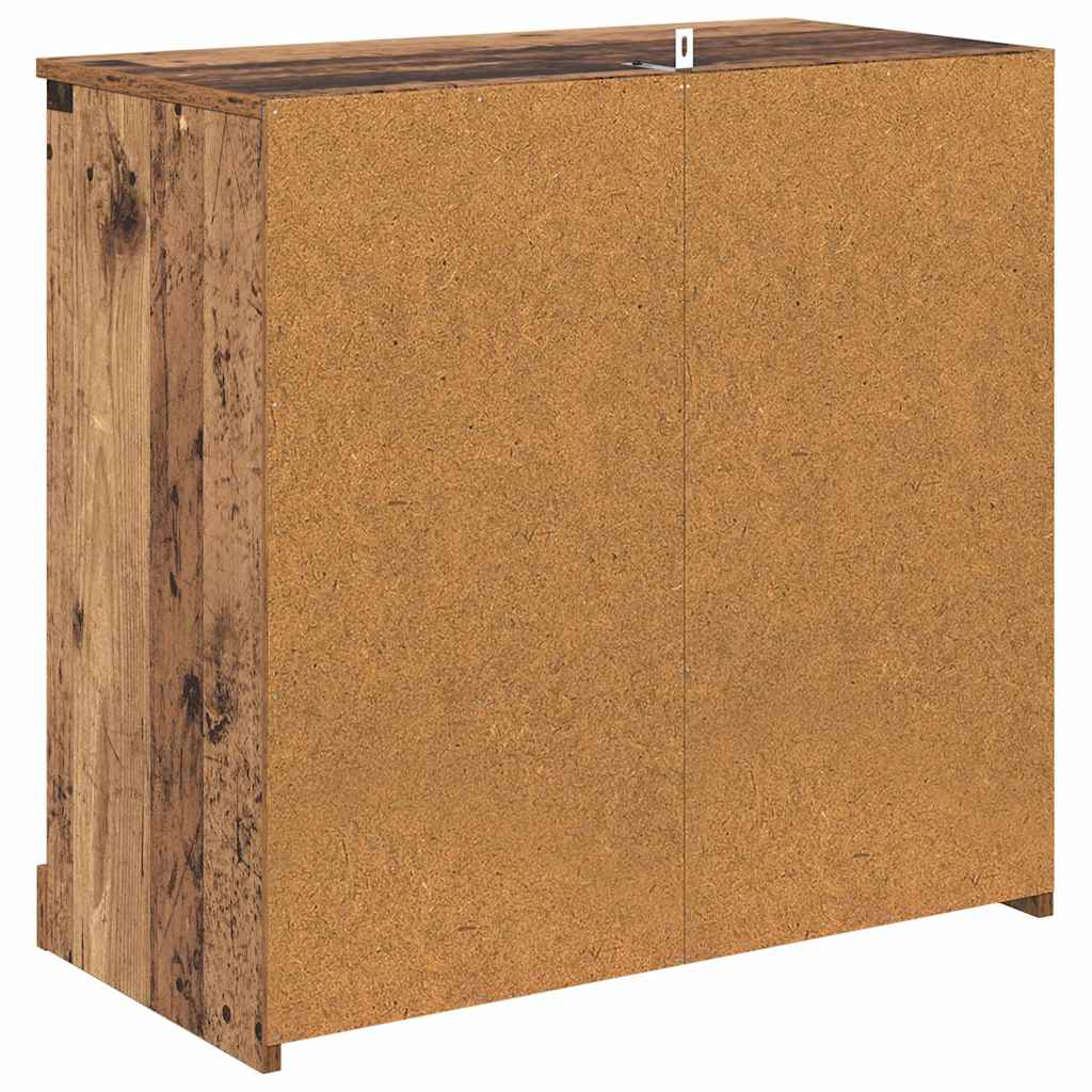 Buffets 2 pc Bois Ancien 70 x 35,5 x 67,5 cm Bois d'ingénierie - XIOS