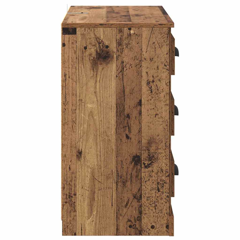 Buffets 2 pc Bois Ancien 70 x 35,5 x 67,5 cm Bois d'ingénierie - XIOS
