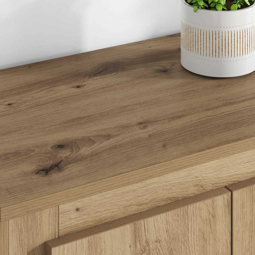 Haut Armoire 3 pcs Chêne artisanal Bois d'ingénierie - XIOS