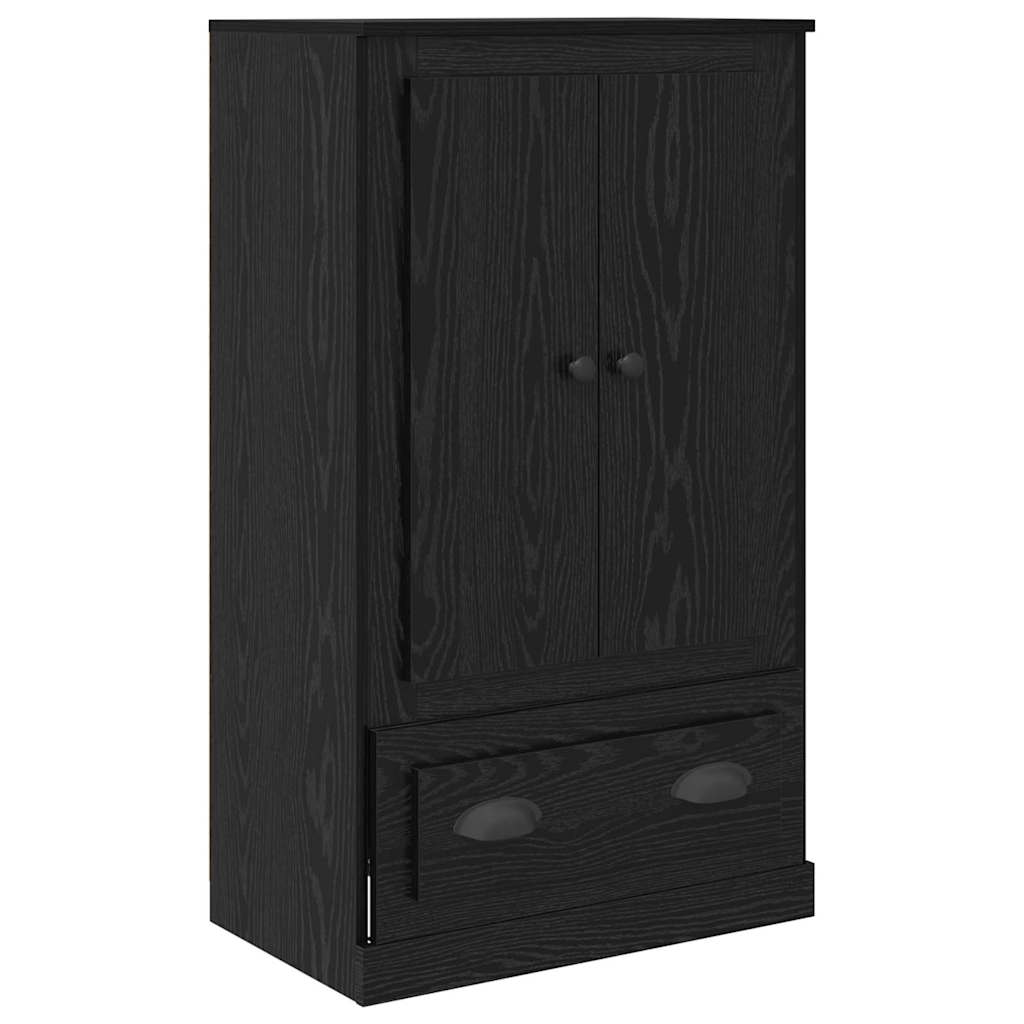 Haut Armoire avec tiroir 3 pcs Chêne noir Bois d'ingénierie - XIOS