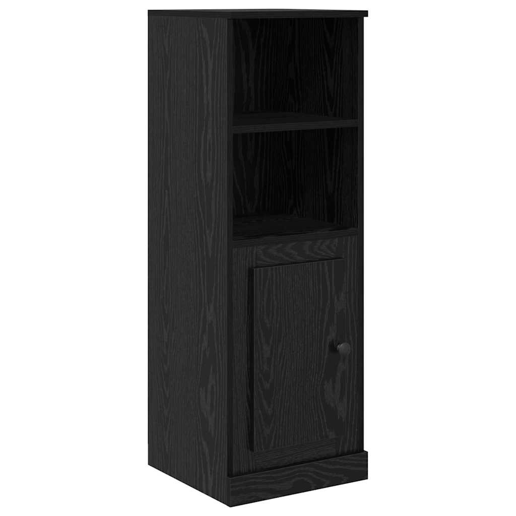 Haut Armoire avec tiroir 3 pcs Chêne noir Bois d'ingénierie - XIOS