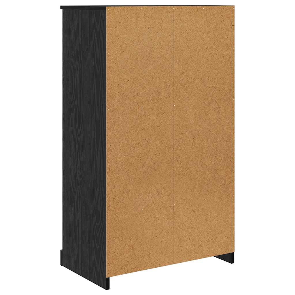 Haut Armoire Montage mural 3 pcs Chêne noir 35 x 60 x 103,5 cm - XIOS