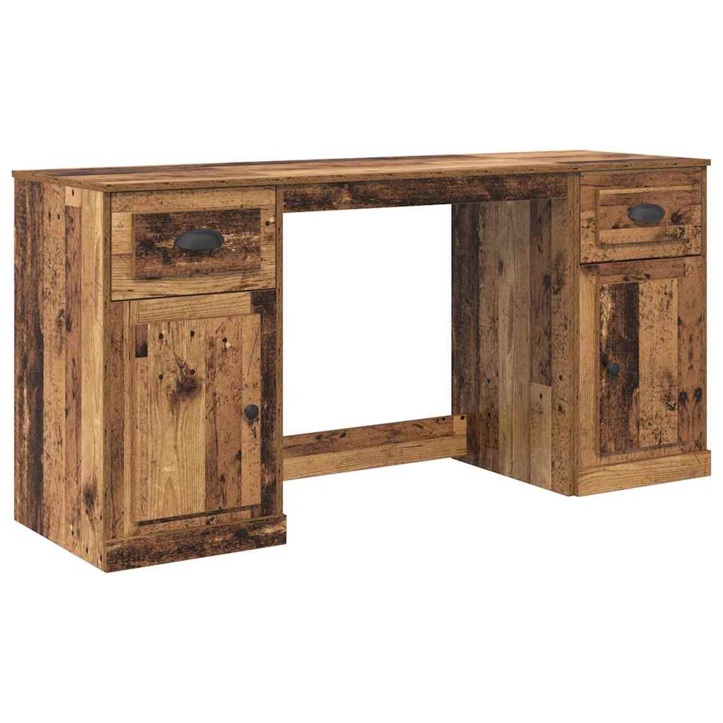 Bureau avec armoire Bois Ancien Bois d'ingénierie - XIOS
