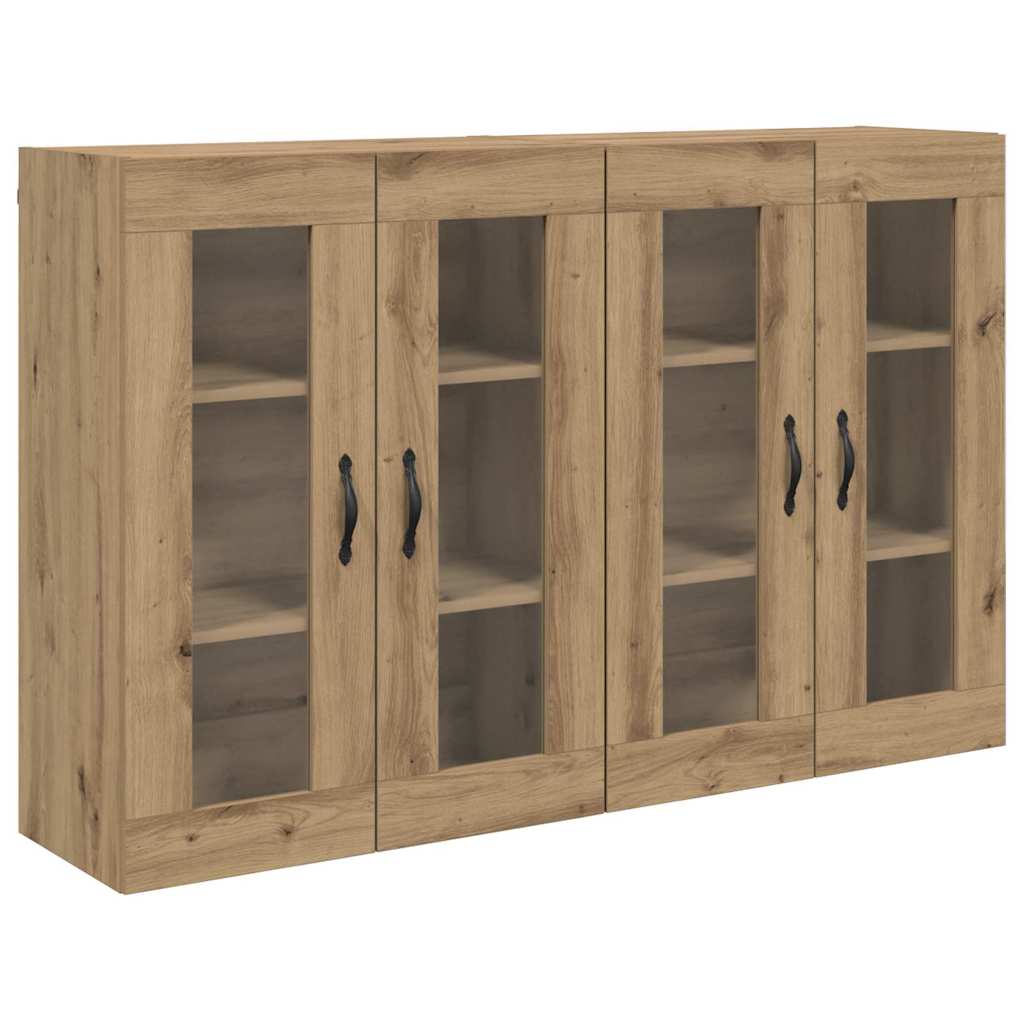 Cabinets muraux 2 pcs Chêne artisanal 69,5 x 34 x 90 cm - XIOS