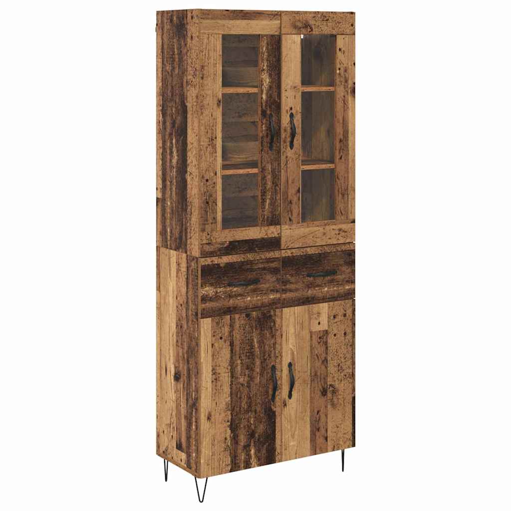 Haut Armoire Bois Ancien 69,5 x 34 x 180 cm Bois d'ingénierie - XIOS
