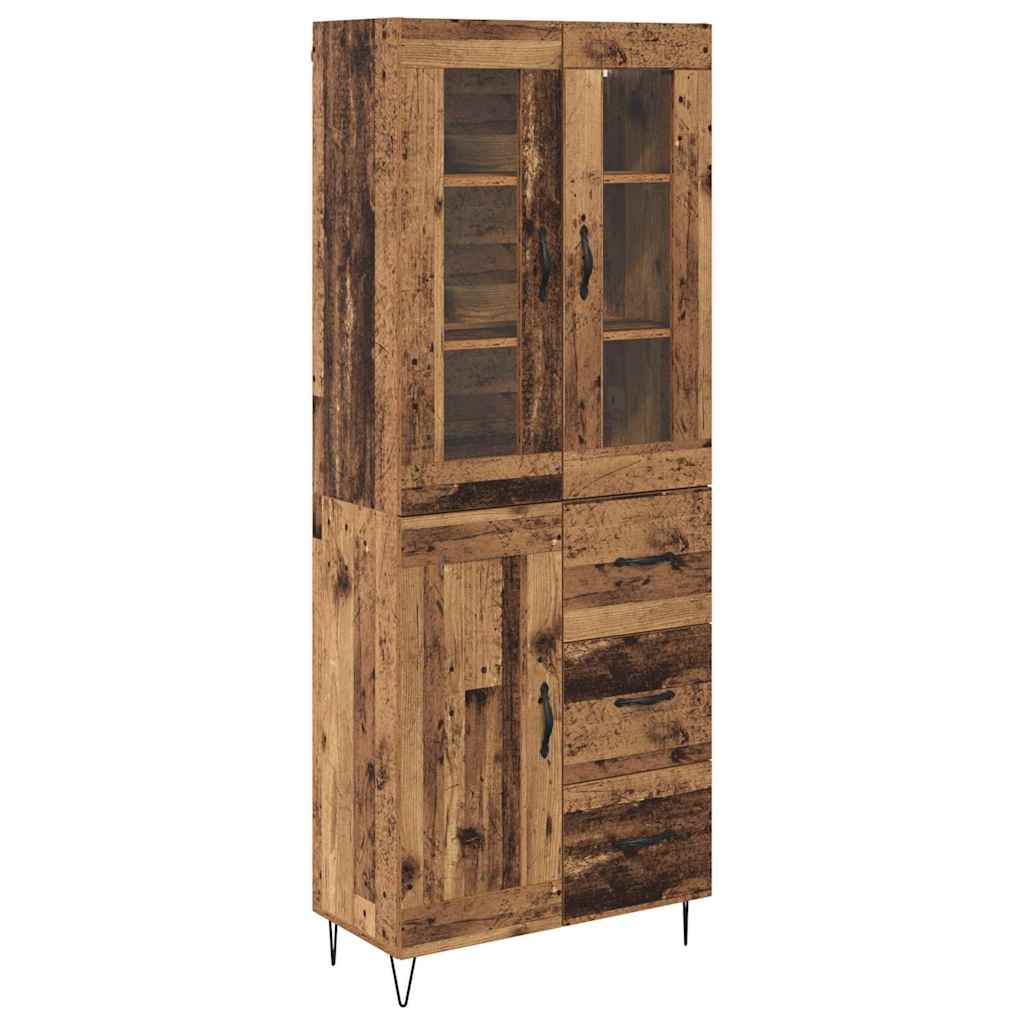 Haut Armoire Bois Ancien 69,5 x 34 x 90 cm Bois d'ingénierie - XIOS