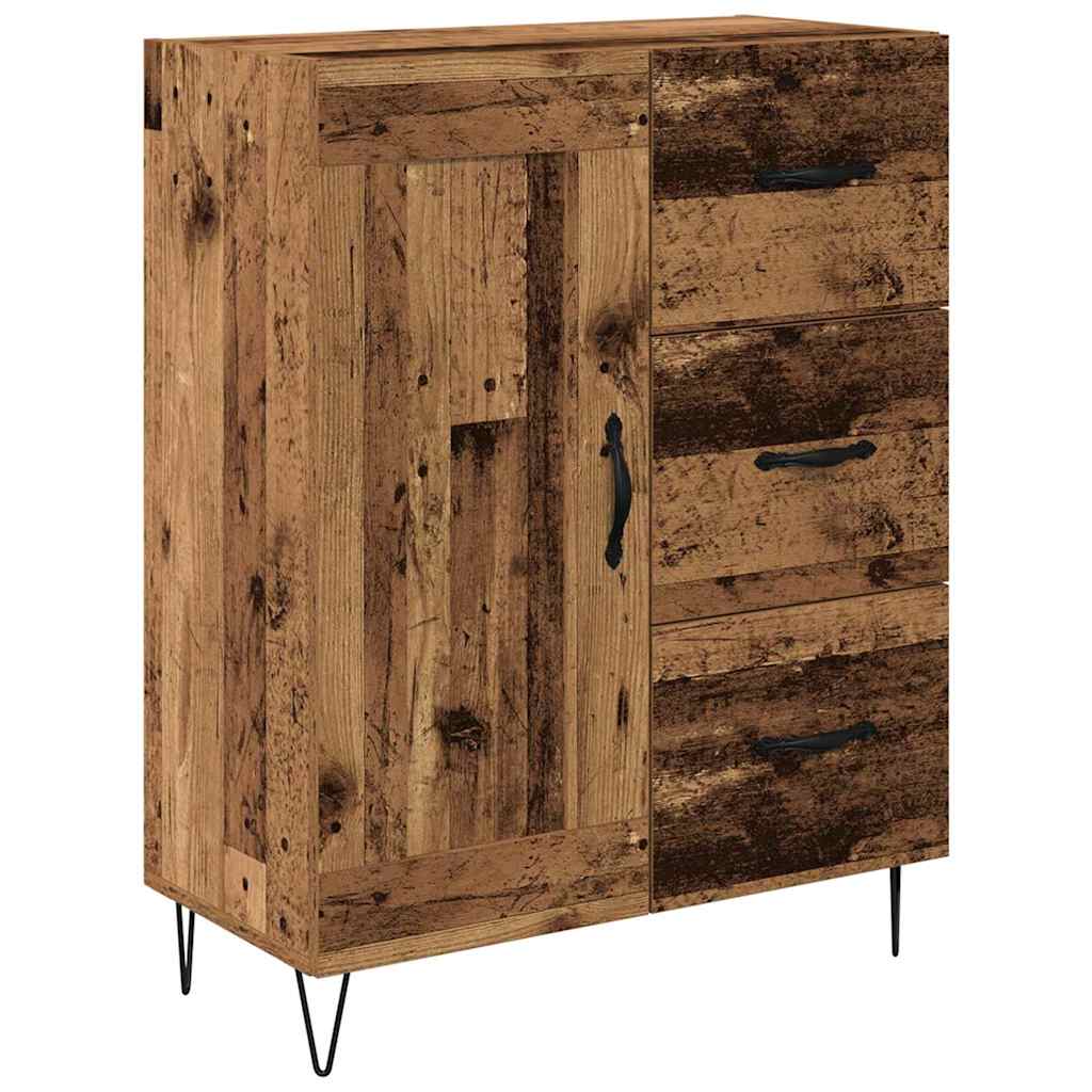 Haut Armoire Bois Ancien 69,5 x 34 x 90 cm Bois d'ingénierie - XIOS
