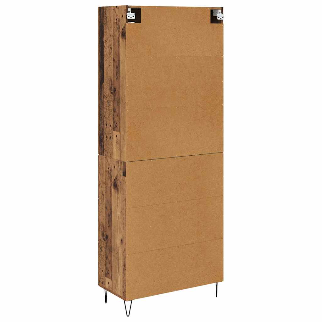 Haut Armoire Bois Ancien 69,5 x 34 x 180 cm Bois d'ingénierie - XIOS