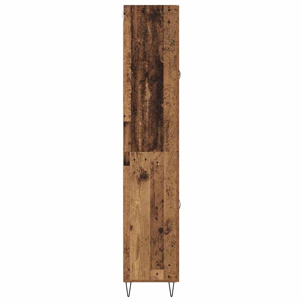 Haut Armoire Bois Ancien 69,5 x 34 x 90 cm Bois d'ingénierie - XIOS