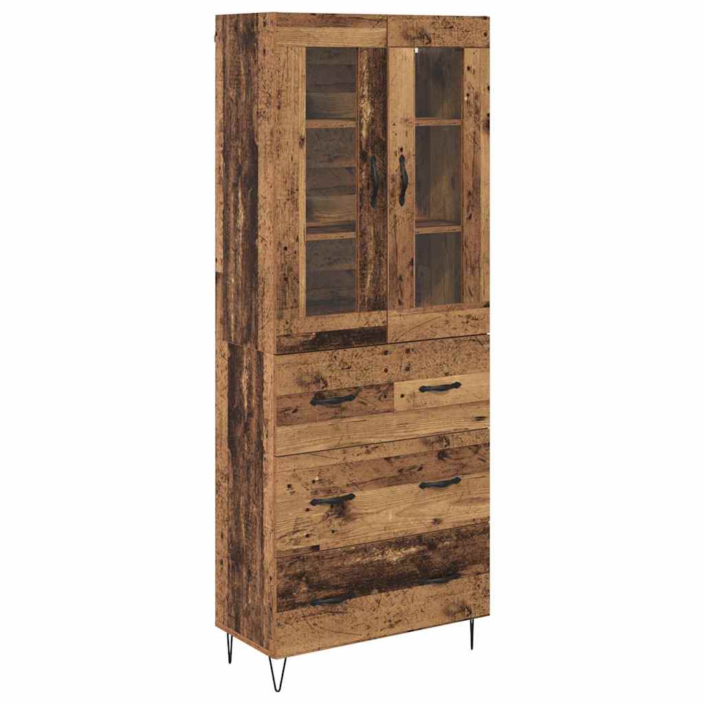 Haut Armoire Bois Ancien 69,5 x 34 x 180 cm Bois d'ingénierie - XIOS