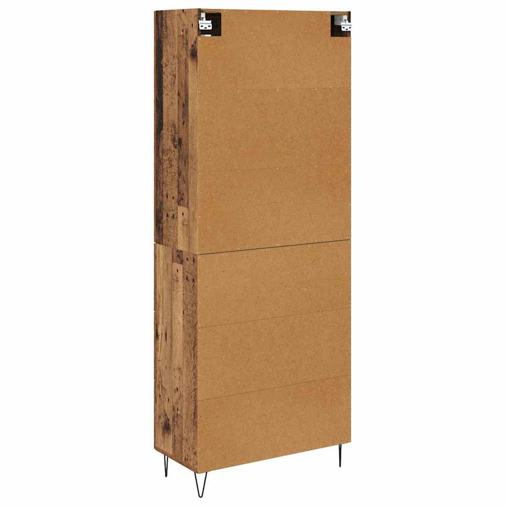 Haut Armoire Bois Ancien 69,5 x 34 x 90 cm Bois d'ingénierie - XIOS