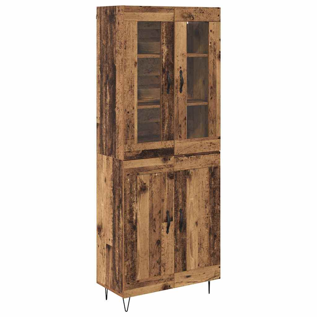 Haut Armoire Bois Ancien 69,5 x 34 x 180 cm Bois d'ingénierie - XIOS