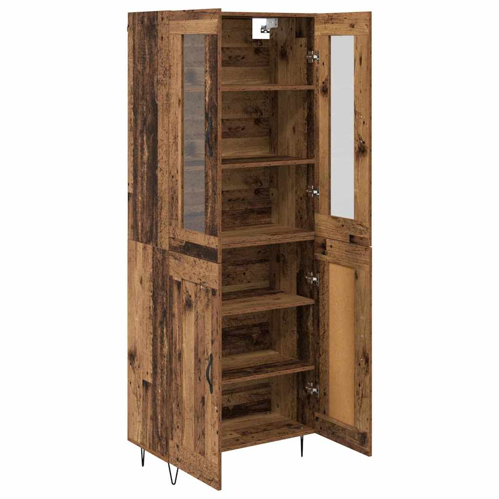 Haut Armoire Bois Ancien 69,5 x 34 x 180 cm Bois d'ingénierie - XIOS