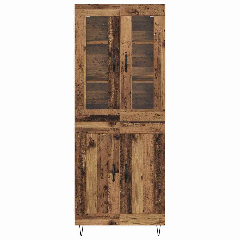 Haut Armoire Bois Ancien 69,5 x 34 x 180 cm Bois d'ingénierie - XIOS