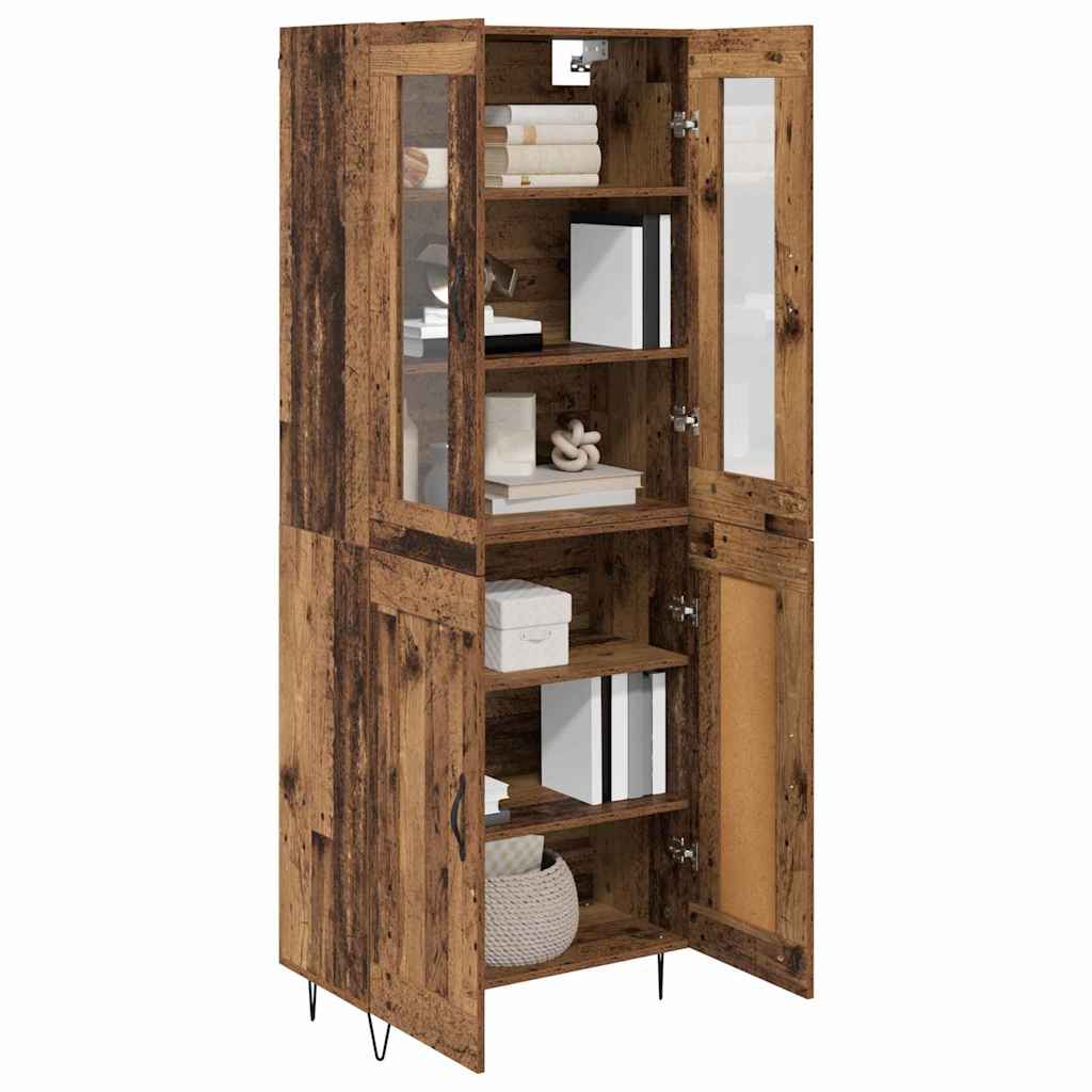 Haut Armoire Bois Ancien 69,5 x 34 x 180 cm Bois d'ingénierie - XIOS