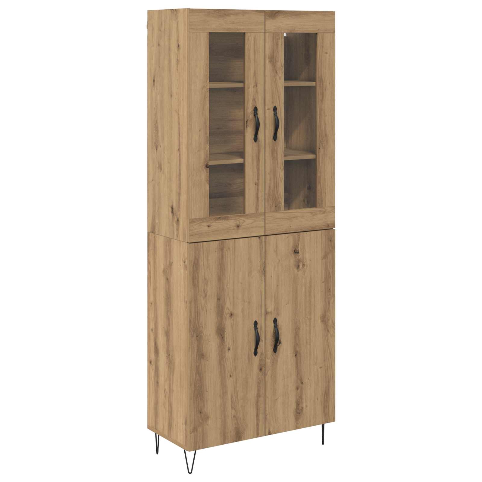 Haut Armoire Chêne artisanal 69,5 x 34 x 180 cm - XIOS