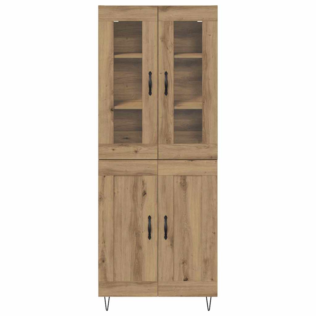 Haut Armoire Chêne artisanal 69,5 x 34 x 180 cm - XIOS