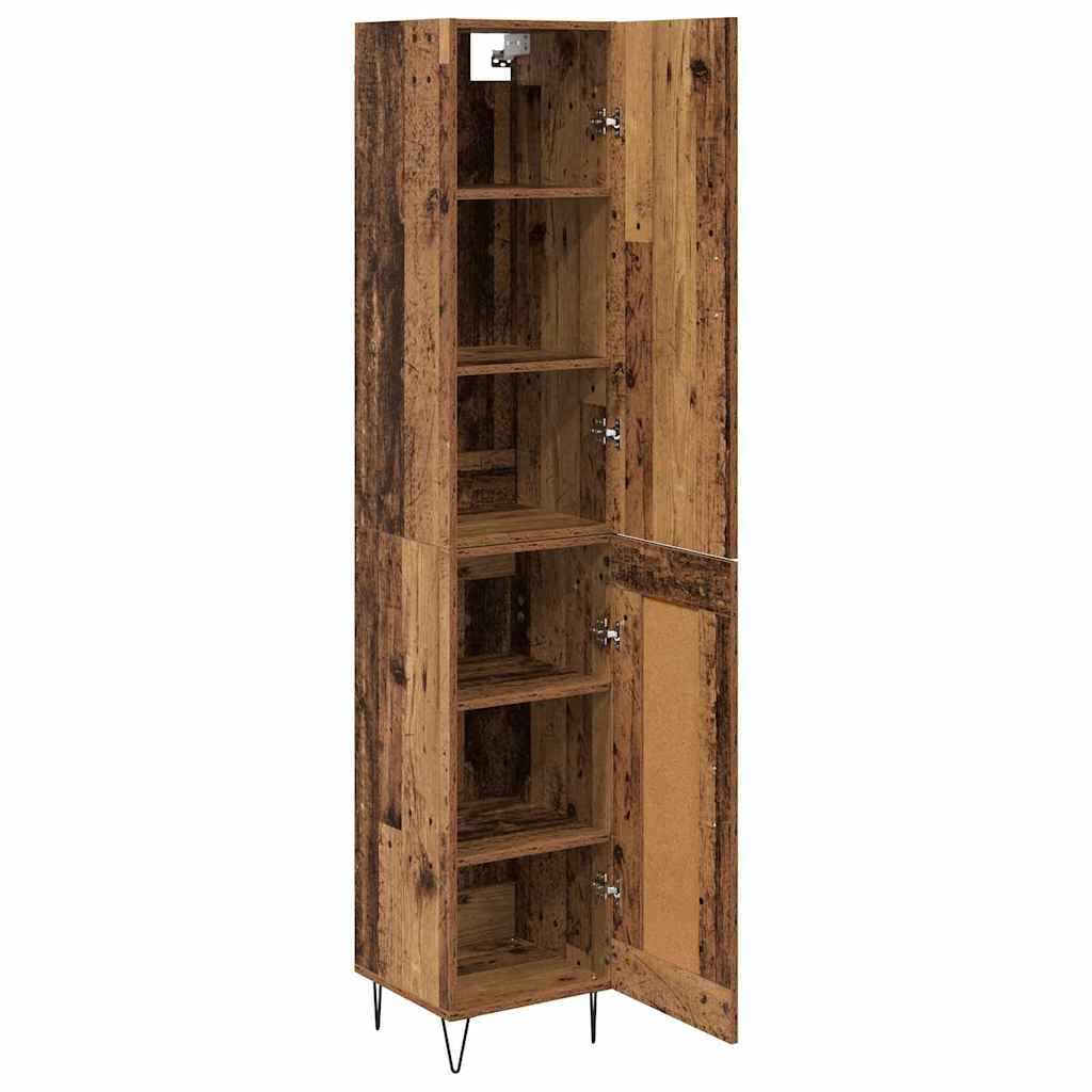Haut Armoire Bois ancien 69,5 x 34 x 180 cm Bois d'ingénierie - XIOS