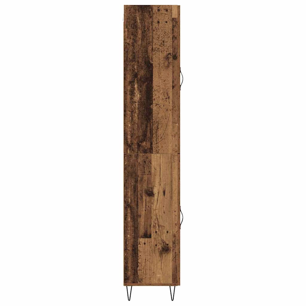 Haut Armoire Bois ancien 69,5 x 34 x 180 cm Bois d'ingénierie - XIOS
