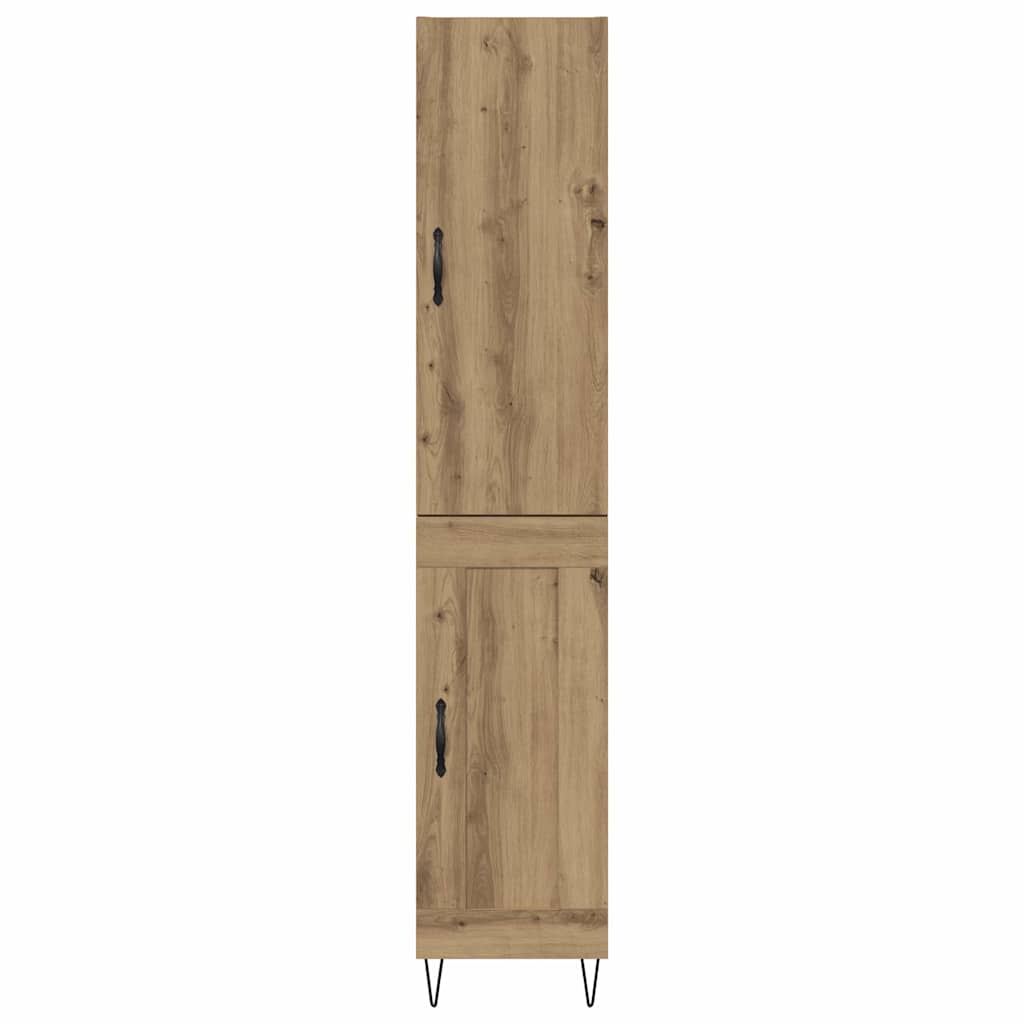 Haut Armoire Chêne artisanal 69,5 x 34 x 180 cm - XIOS
