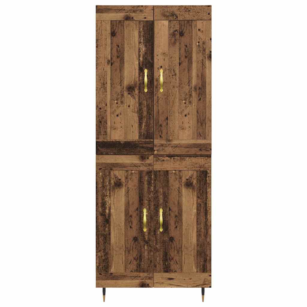 Haut Armoire Bois Ancien 69,5 x 34 x 180 cm Bois d'ingénierie - XIOS