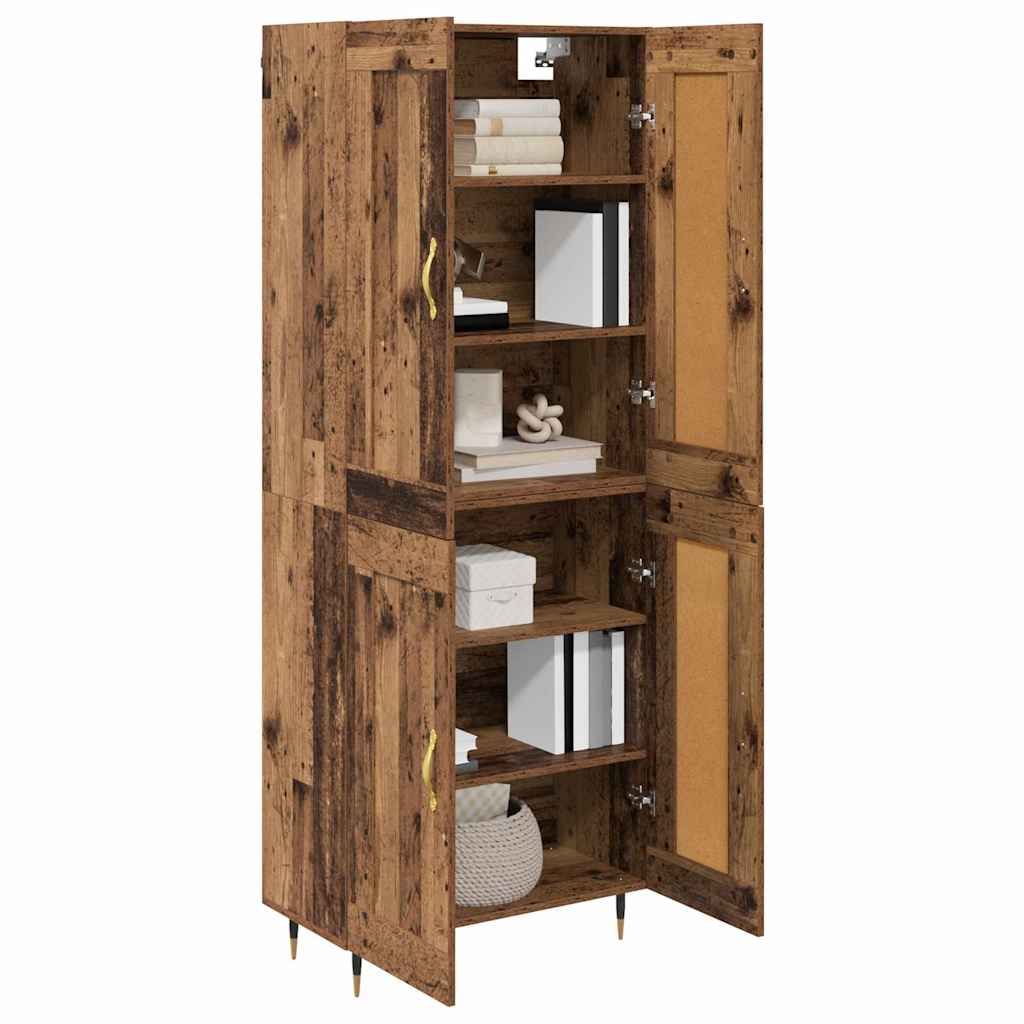 Haut Armoire Bois Ancien 69,5 x 34 x 180 cm Bois d'ingénierie - XIOS