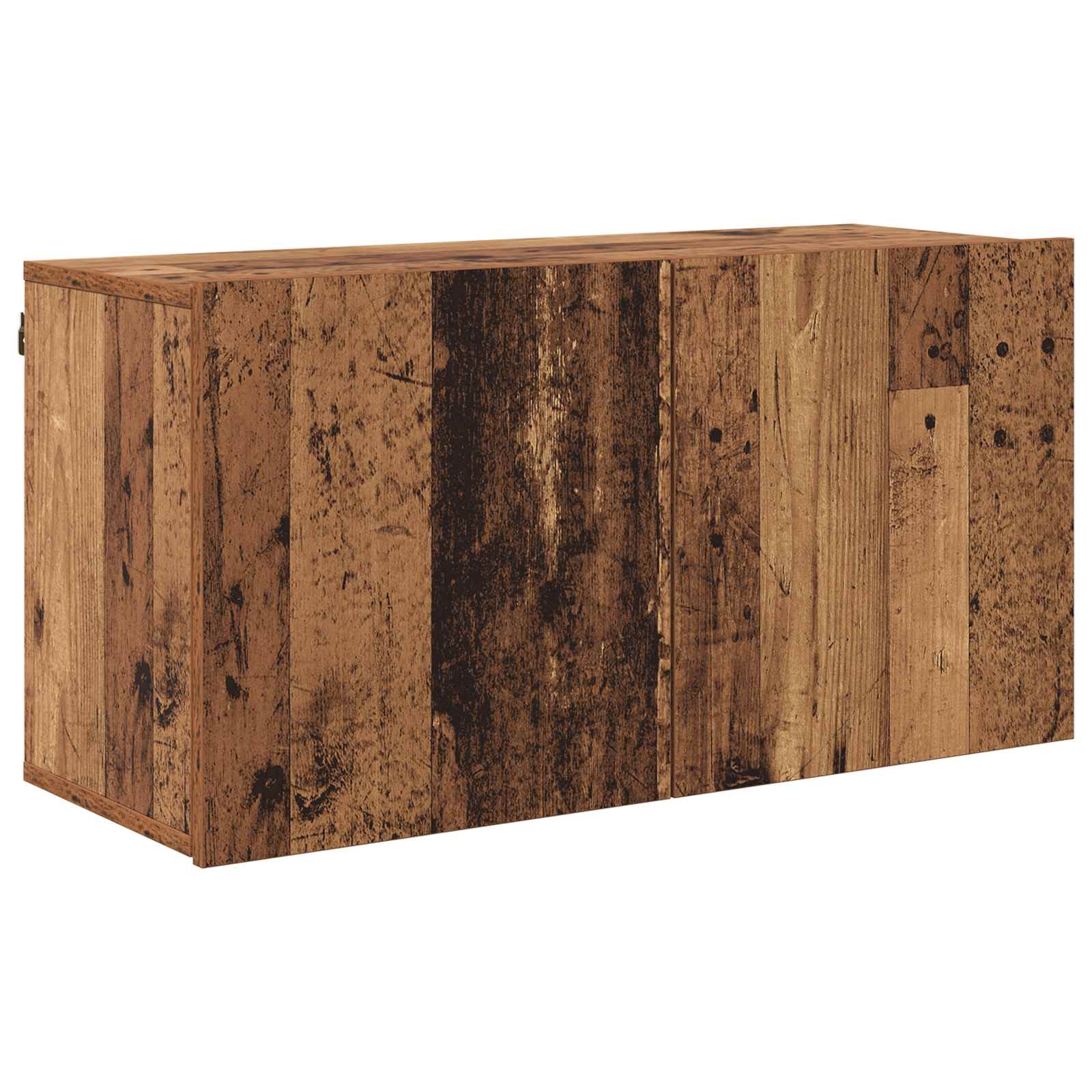 Meuble TV Montage mural 4 pcs Bois Ancien Bois d'ingénierie - XIOS