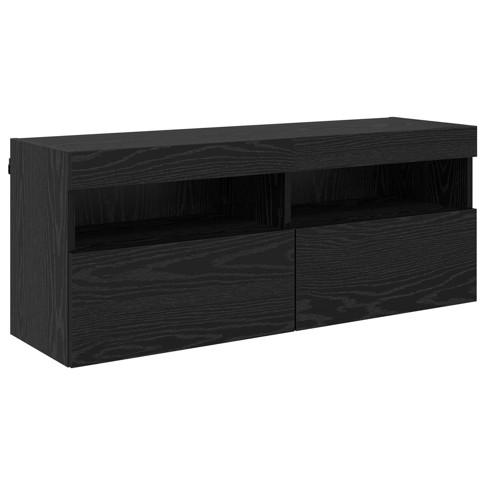 Ensemble de meuble TV mural 7 pcs Chêne noir Bois d'ingénierie - XIOS
