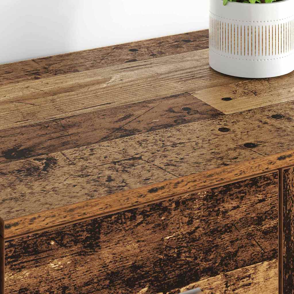 Buffets avec tiroir Corona 2 pcs Bois Ancien 59 x 39 x 80 cm - XIOS