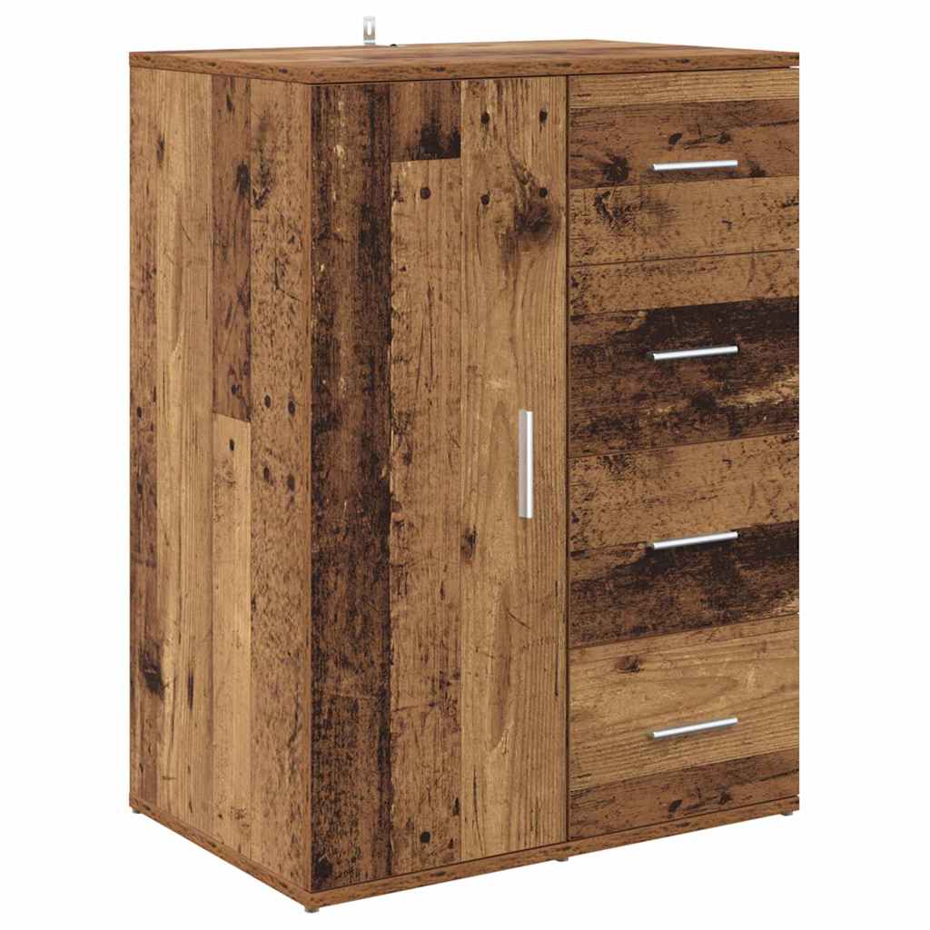Buffets avec tiroir Corona 2 pcs Bois Ancien 59 x 39 x 80 cm - XIOS