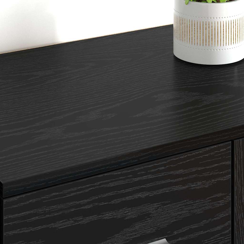 Buffets avec tiroir Corona 2 pcs Chêne noir 59 x 39 x 80 cm - XIOS