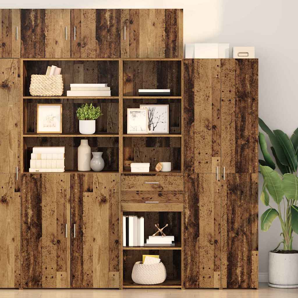 Haut Armoire Bois Ancien 50 x 42,5 x 225 cm Bois d'ingénierie - XIOS